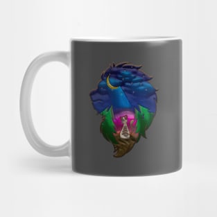 Cute Cosmic Lion Mug